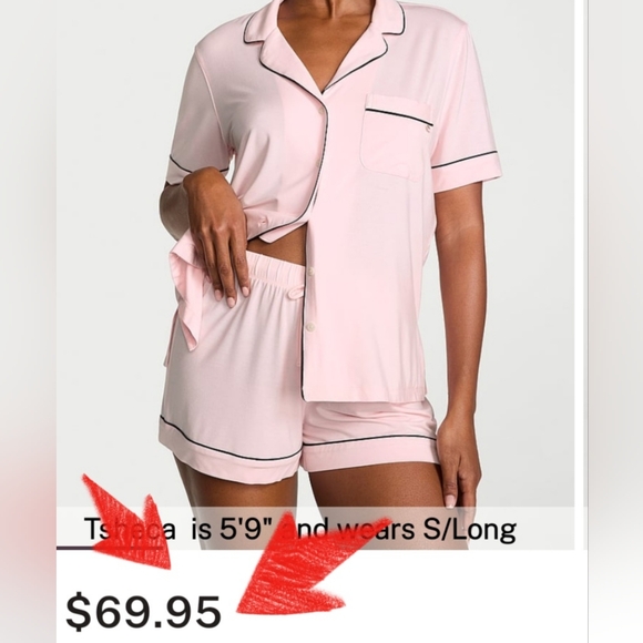 Victoria's Secret PRUCE IS FIRM Top XL Bottoms XXL in Pink Print Brand New💎 - Picture 2 of 8